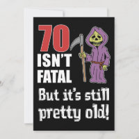 70 is niet dodelijk, maar oude grappige grimmige m