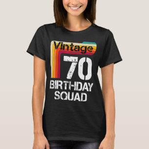 70 jaar 70e verjaardag van de geboorte t-shirt