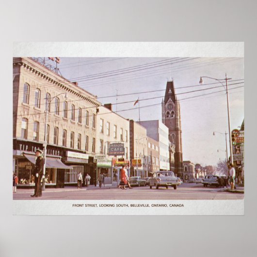 70 jaar canada vintage-reis poster (Voorkant)