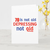 70 jaar design kaart (Gele Bloem)