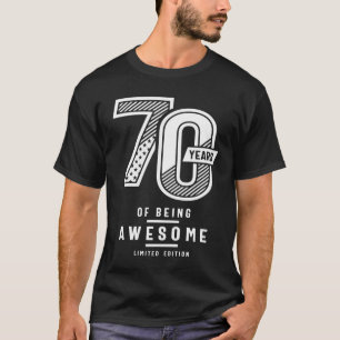70 jaar Geweldige - 70e verjaardag T-shirt
