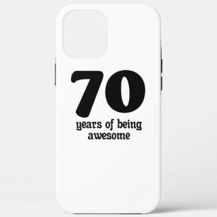 70 jaar geweldige iPhone 12 pro max hoesje