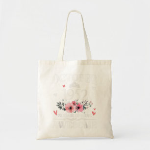 70 jaar oud gemaakt in oktober 1952 70e verjaardag tote bag