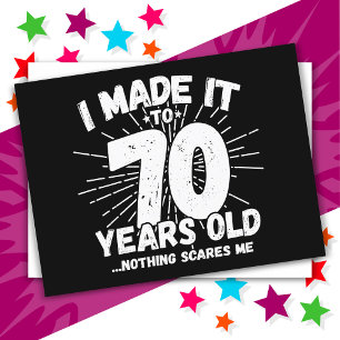 70 Jaar Oud Sarcastisch Meme Grappige 70e Verjaard Briefkaart