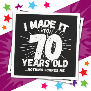 70 Jaar Oud Sarcastisch Meme Grappige 70e Verjaard Servet