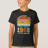 70 jaar oude Bday 1955 Geweldige 70ste verjaardags T-shirt (Voorkant)