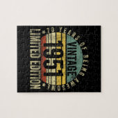 70 jaar oude geschenken  1951 geboortedag legpuzzel (Horizontaal)