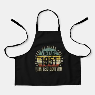 70 jaar oude geschenken 1951 geboortedag schort