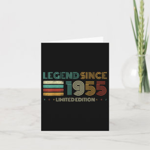 70 jaar oude legende sinds 1955 70ste verjaardag kaart