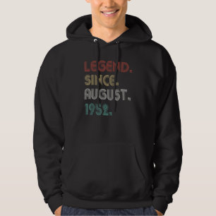 70 jaar oude legering sinds augustus 1952 70e hoodie