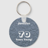 70 jaar Young Blue Rag Dolls Sleutelhanger (Sleute (Voorkant)