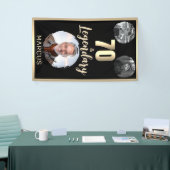 70 & Legendarisch 3 Foto's 70ste verjaardag Goud Spandoek (Beurs)