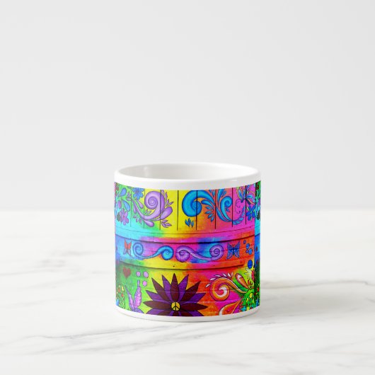70 - mok van de groovy hippie espresso (Voorkant)