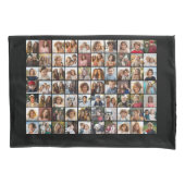 70 Photo Collage Gold - Aangepast Afbeelding Kussensloop (Voorkant)