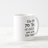 70 premières années de tasse d'enfance (Devant droit)