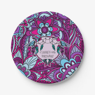 70, Retro Party Borden Papieren Bordje