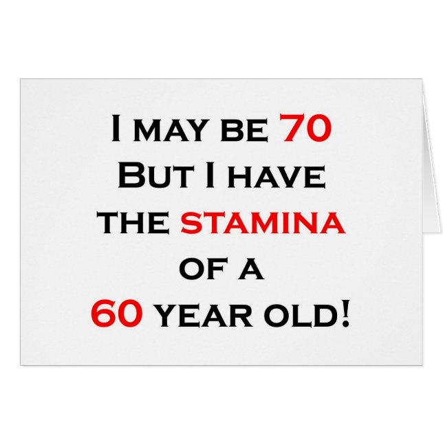 70 stamina (Voorkant Horizontaal)