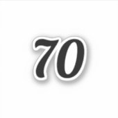 70 STICKER (Voorkant)
