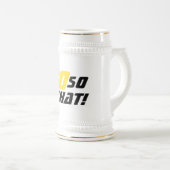 70 Wat een grappige typografie 70ste verjaardag Bierpul (Voorkant rechts)