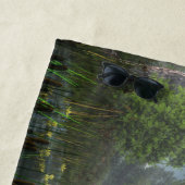 70 x 35-inch badhanddoek met afbeelding "Tranquil  (In situ)