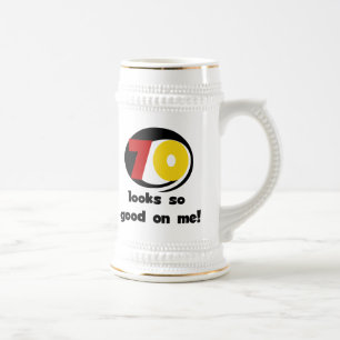70 Ziet er zo goed uit voor mij T-shirts en cadeau Bierpul