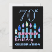 70e - 79e Invitation à la fête d'anniversaire SURP (Devant)