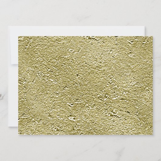 70e aangepaste foto wit zwart en goud kaart (Achterkant)