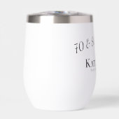 70e anniversaire-70 et toujours brillant! Noir et  (Avant)