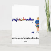 70e anniversaire, chiens, carte de plage. (Dos)