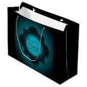 70e anniversaire de célébration Sac cadeau personn (Devant Angle)