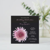 70e anniversaire de fête Invitation Gorgeous Gerbe (Debout devant)