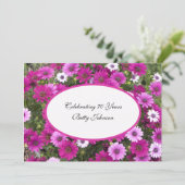 70e anniversaire de fête Invitation magnifique Flo (Debout devant)