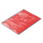 70e anniversaire de la fête Livre d'invité, Coral  (Côté gauche)