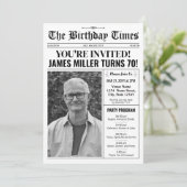 70e anniversaire du journal Invitation avec le pro (Debout devant)