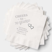 70e anniversaire du Mariage, deux coeurs (Insitu (empilé))