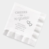 70e anniversaire du Mariage, deux coeurs (Gauche)