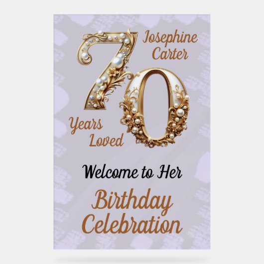 70e anniversaire Elegant Party (Recto)