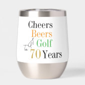 70e anniversaire Golf Cheers Bières Party (Arrière)