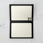 70e anniversaire homme Carte photo de 70 ans (Intérieur)