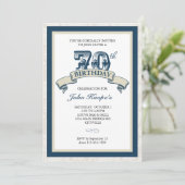 70e anniversaire Invitation (Debout devant)