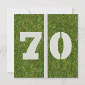 70e anniversaire Invitation (Devant)