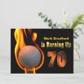 70E ANNIVERSAIRE INVITATION - BALLE DE GOLF (Debout devant)