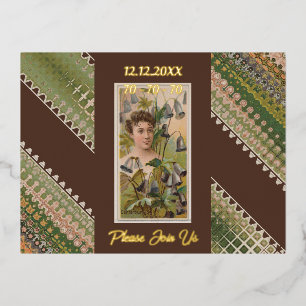 70e anniversaire Invitation personnalisée Beautés 