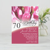 70e anniversaire Invitations de fête (Debout devant)