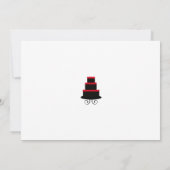 70e anniversaire Invitations de fête (Dos)