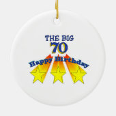 70e anniversaire ornement céramique (Dos)