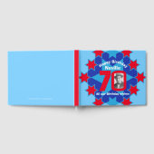 70e anniversaire photo étoile rouge bleu livre d'o (Complet)