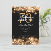 70e anniversaire Programme Glam Lights Gold Menu (Debout devant)