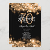 70e anniversaire Programme Glam Lights Gold Menu (Devant / Derrière)