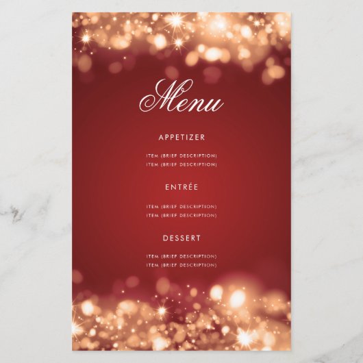 70e anniversaire Programme Glam Lights Gold Red Me (Dos)